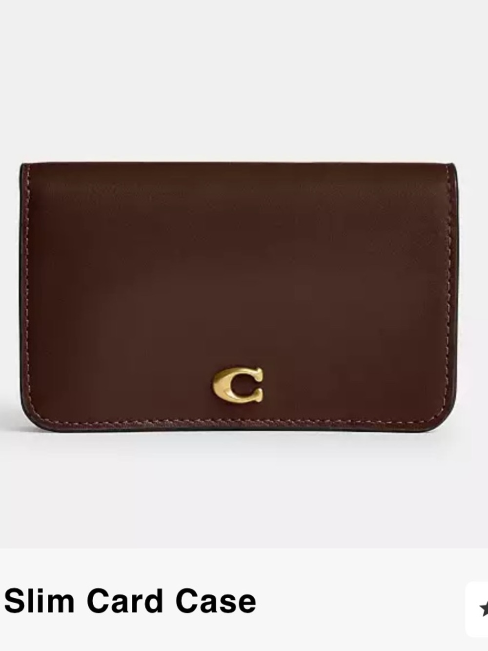 Coach Essential Slim Card Case
